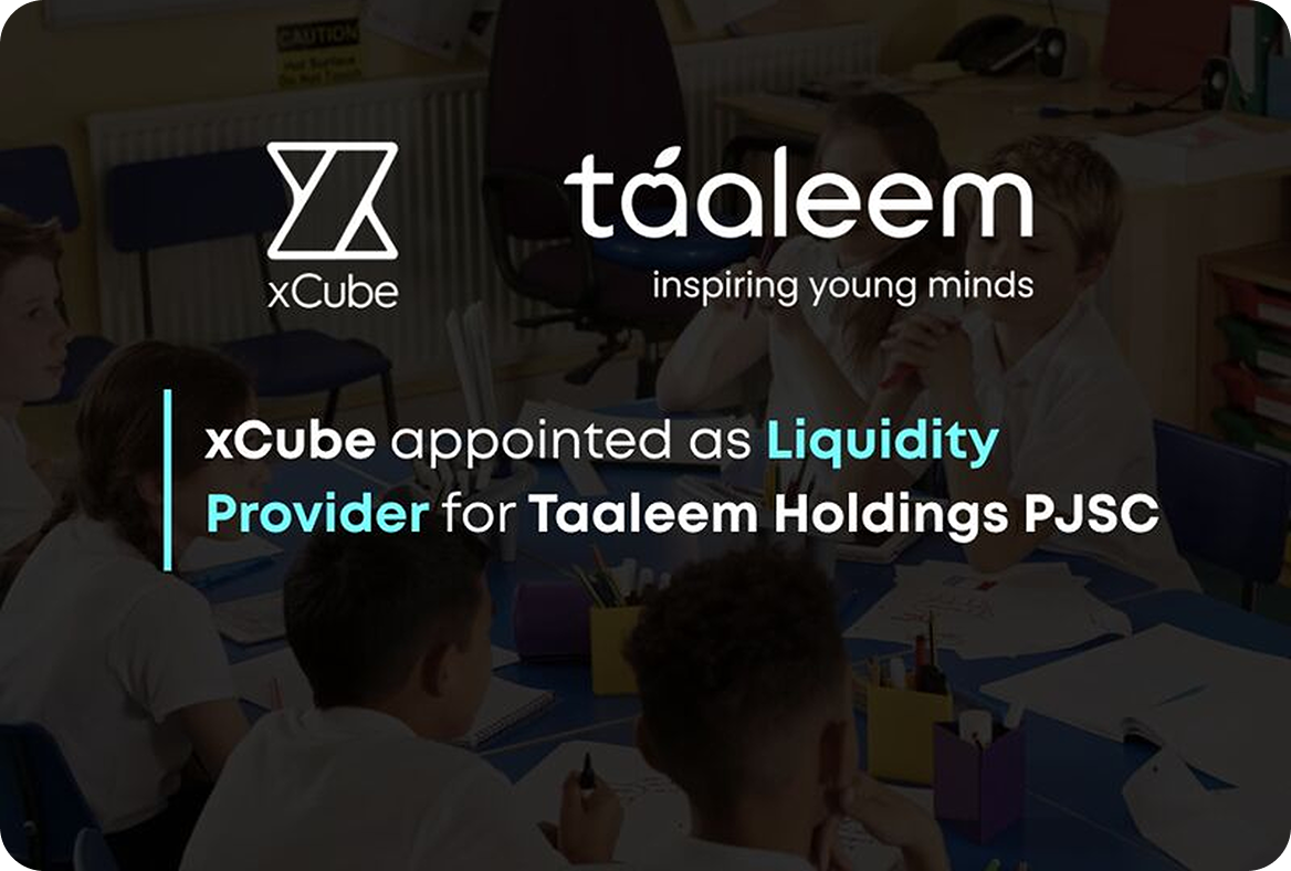 xCube appointed as Liquidity Provider for Taaleem Holdings PJSC